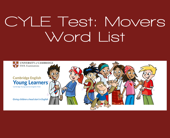 IEP G8 - Movers Word List